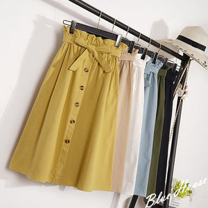 Knee Length Korean Style Skirt