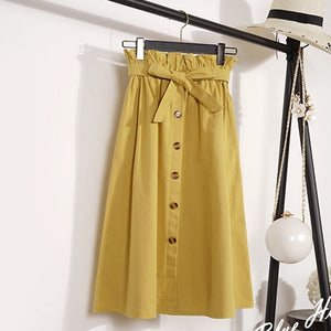 Knee Length Korean Style Skirt