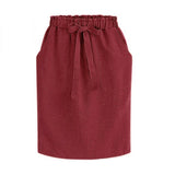 Cotton Pencil Skirt